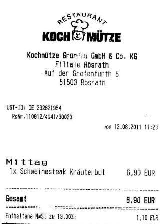 ucee Hffner Kochmtze Restaurant